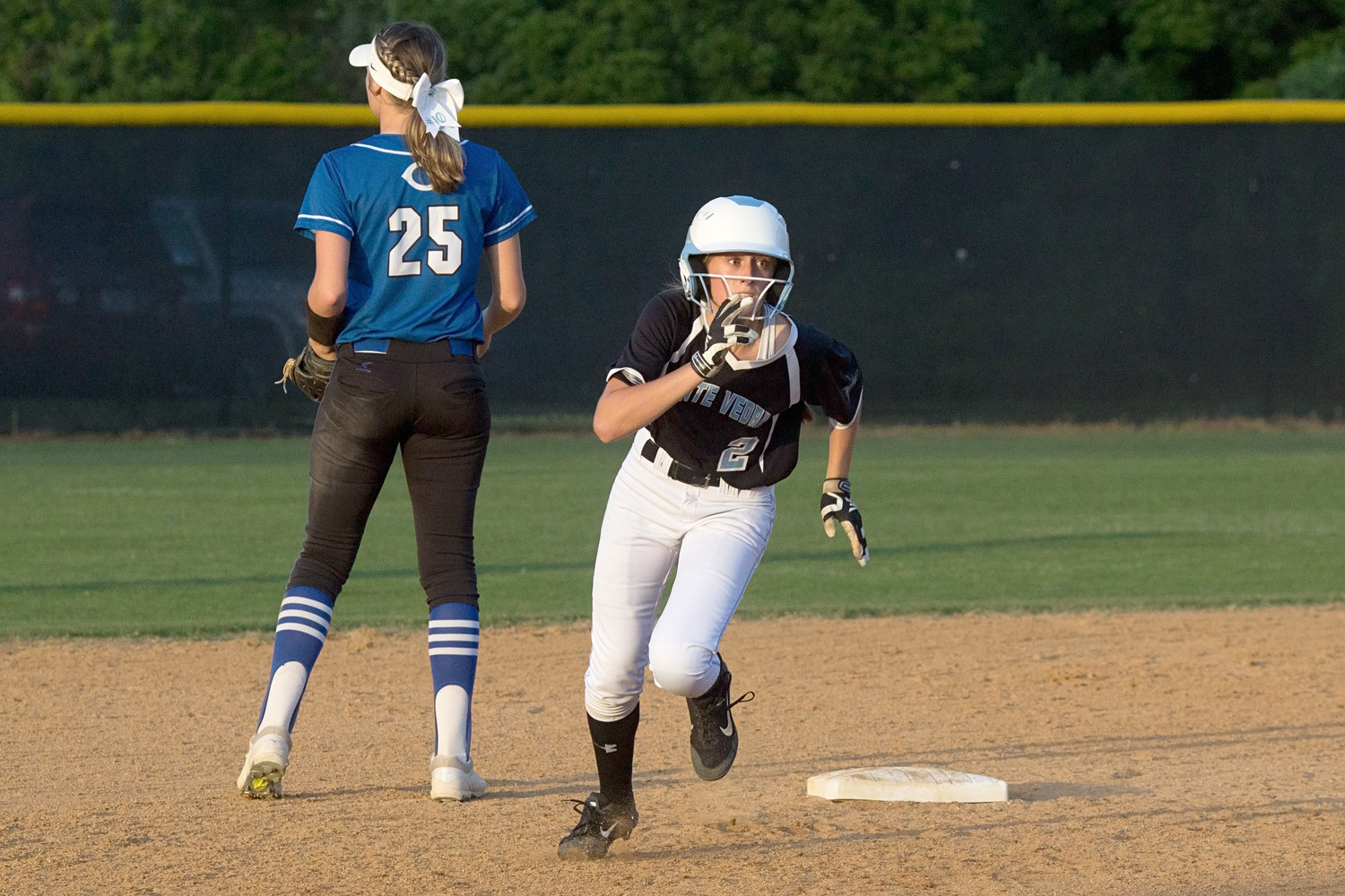 Ponte Vedra’s Ellie Peters heads for third with an RBI triple.